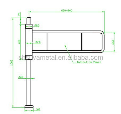 Safety Turnstile Gate Entrance Gate Supermarket Security Gates