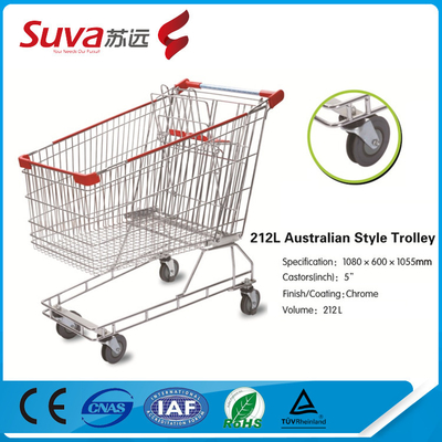 Wholesale High Quality Supermarket Smart Cart Shopping Trolley Factory Price Supermarket Hand Trolley