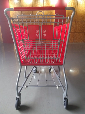 WalMart style Plastic shopping cart, wholesale plastic hand shopping trolley