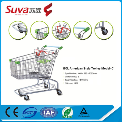 Carrefour Shopping Trolley Cart Used Supermarket Trolley Anti-bumper plastic parts