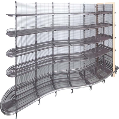 5 Tiers Heavy Duty 	Store Display Shelves Wood Double Side Display Shelves Warehouse Storage Shelf