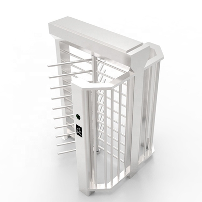 Pedestrian Entrance Control Security Gate Full Height Turnstile