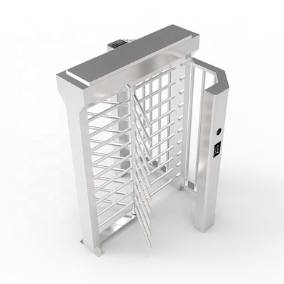Pedestrian Entrance Control Security Gate Full Height Turnstile