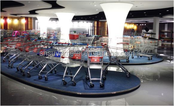 fechamentos de compra da moeda do trole do supermercado, preço de compra do trole (SV-DT-140)